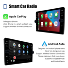 4G + 64G 2 Din Carplay Car Multimedia Player para Toyota Yaris 2007 Rádio Fascia Car Radio 2005 - 2012 Android GPS Navigator