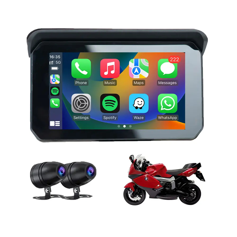 Venda quente Navegador GPS para motocicleta 5.5 'Bluetooth mãos-livres para motocicleta Android dispositivo de rastreamento GPS