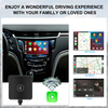 Adaptador Carplay sem fio Android Auto Car Play Smart AI Box com fio Android Auto para Dongle USB sem fio