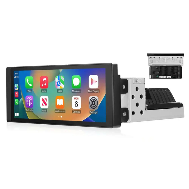 1 Din Android 10 Rádio para carro estéreo duplo Navegação GPS BT Wifi USB Câmera Android Player de vídeo para carro